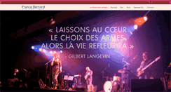 Desktop Screenshot of francebernard.com